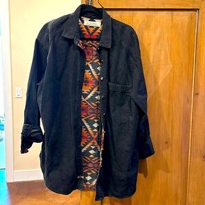 We the free oversized long sleeve shirt.